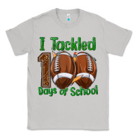 Moon Dust i tackled 100 days of school football Classic Tee - texasbilliewilder