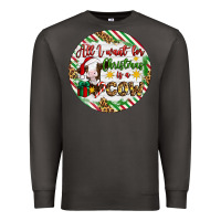 Smoke Christmas all i want for christmas is a cow Premium Sweatshirt - Artiststas