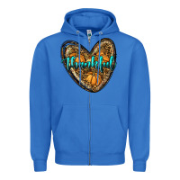 True Royal thankful pumpkin heart Zipper Hoodie - RanaPortraitStore