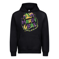 Black mardi gras Urban Hoodie - MaliasSmallBusiness