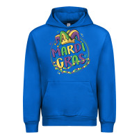 Cobalt mardi gras Urban Hoodie - MaliasSmallBusiness