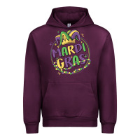 Mauve Wine mardi gras Urban Hoodie - MaliasSmallBusiness