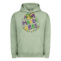 Pigment Oil Green mardi gras Urban Hoodie - MaliasSmallBusiness
