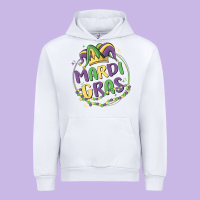 Mardi Gras Urban Hoodie Designed By Maliassmallbusiness