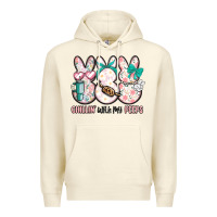 Sandshell easter chilling with my peeps bunny Premium Hoodie - MaliasSmallBusiness