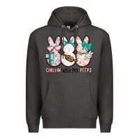 Smoke easter chilling with my peeps bunny Premium Hoodie - MaliasSmallBusiness