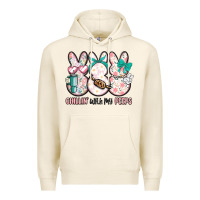 Tofu easter chilling with my peeps bunny Premium Hoodie - MaliasSmallBusiness