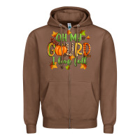 Chestnut oh my gourd i love fall Zipper Hoodie - Zillion Design Studio
