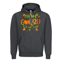 Smoke oh my gourd i love fall Zipper Hoodie - Zillion Design Studio