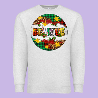 Christmas Believe Premium Sweatshirt Designed By Artiststas