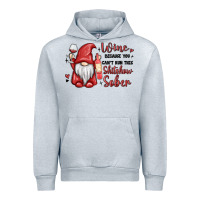 Heather Grey wine because you cant run this shitshow sober Urban Hoodie - MaliasSmallBusiness