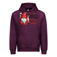 Mauve Wine wine because you cant run this shitshow sober Urban Hoodie - MaliasSmallBusiness
