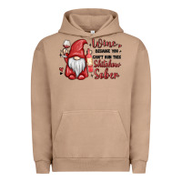 Pigment Burro wine because you cant run this shitshow sober Urban Hoodie - MaliasSmallBusiness