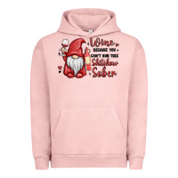 Pigment Salmon wine because you cant run this shitshow sober Urban Hoodie - MaliasSmallBusiness