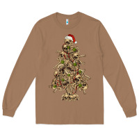 Toasted Coconut Skeleton Christmas Tree Long Sleeve Tee - RanaPortraitStore