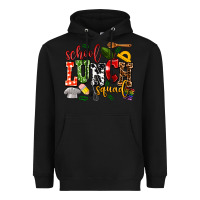 Black school lunch squad Heavyweight Hoodie - AdoDesignShop