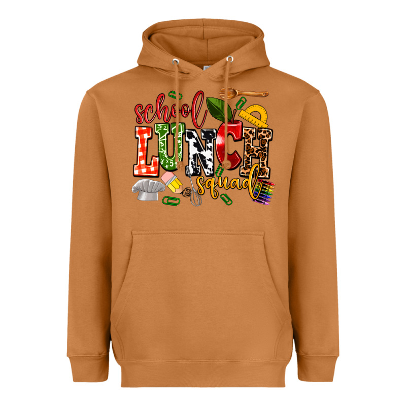 School Lunch Squad Heavyweight Hoodie by AdoDesignShop | Teevron
