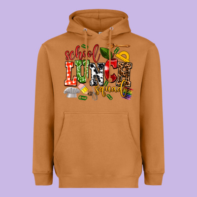 School Lunch Squad Heavyweight Hoodie Designed By Adodesignshop
