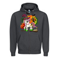 Smoke halloween unicorn Zipper Hoodie - Zillion Design Studio
