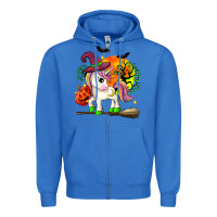 True Royal halloween unicorn Zipper Hoodie - Zillion Design Studio