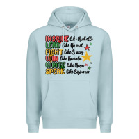Blue Mist black history malia Premium Hoodie - MaliasSmallBusiness