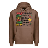 Chestnut black history malia Premium Hoodie - MaliasSmallBusiness