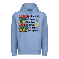 Colony Blue black history malia Premium Hoodie - MaliasSmallBusiness