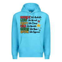 Ocean Blue black history malia Premium Hoodie - MaliasSmallBusiness