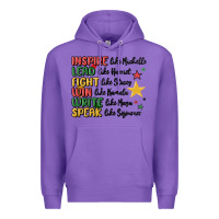 Purple black history malia Premium Hoodie - MaliasSmallBusiness