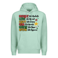 Seafoam black history malia Premium Hoodie - MaliasSmallBusiness
