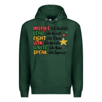 Sports Green black history malia Premium Hoodie - MaliasSmallBusiness