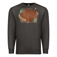 Smoke Wood Glitter Leopard Pattern Frame Premium Sweatshirt - Bettercallsaul