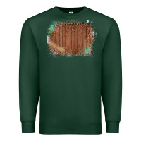 Sports Green Wood Glitter Leopard Pattern Frame Premium Sweatshirt - Bettercallsaul