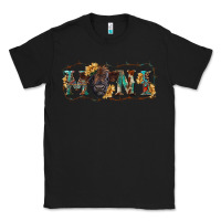 Black western mini black highland calf Classic Tee - RanaPortraitStore