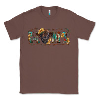 Chestnut western mini black highland calf Classic Tee - RanaPortraitStore