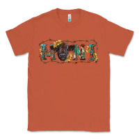 Copper western mini black highland calf Classic Tee - RanaPortraitStore