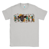 Moon Dust western mini black highland calf Classic Tee - RanaPortraitStore