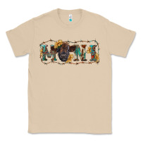 Mushroom western mini black highland calf Classic Tee - RanaPortraitStore