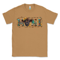 Toasted Coconut western mini black highland calf Classic Tee - RanaPortraitStore