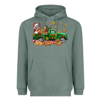 Sage santa fuel   cookies truck Heavyweight Hoodie - AdoDesignShop