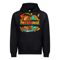 Black Phlebotomist pumpkin Urban Hoodie - NancyCooperArtShop