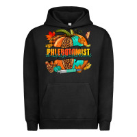 Pigment Black Phlebotomist pumpkin Urban Hoodie - NancyCooperArtShop