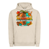 Pigment French Oak Phlebotomist pumpkin Urban Hoodie - NancyCooperArtShop