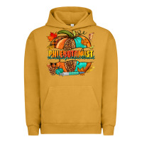 Pigment Peanut Butter Phlebotomist pumpkin Urban Hoodie - NancyCooperArtShop