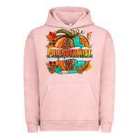 Pigment Salmon Phlebotomist pumpkin Urban Hoodie - NancyCooperArtShop
