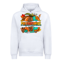 White Phlebotomist pumpkin Urban Hoodie - NancyCooperArtShop