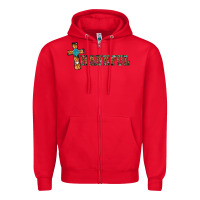 Red thankful pumpkin cross Zipper Hoodie - RanaPortraitStore