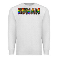 Oatmeal Heather human Premium Sweatshirt - JahusDesignShop