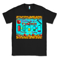 Black Battery Life Of A Teacher Tumbler Classic Tee - BundleAndBundleShop