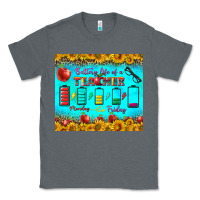 Charcoal Heather Battery Life Of A Teacher Tumbler Classic Tee - BundleAndBundleShop